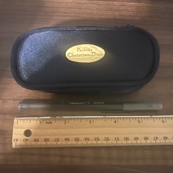 Vintage Christian Dior Perfume Navy Blue Bag - Picture 9 of 10